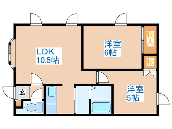 グレ－ス１４の物件間取画像